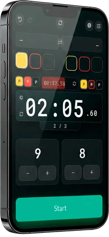 ZenFencing Ref Timer app screenshot